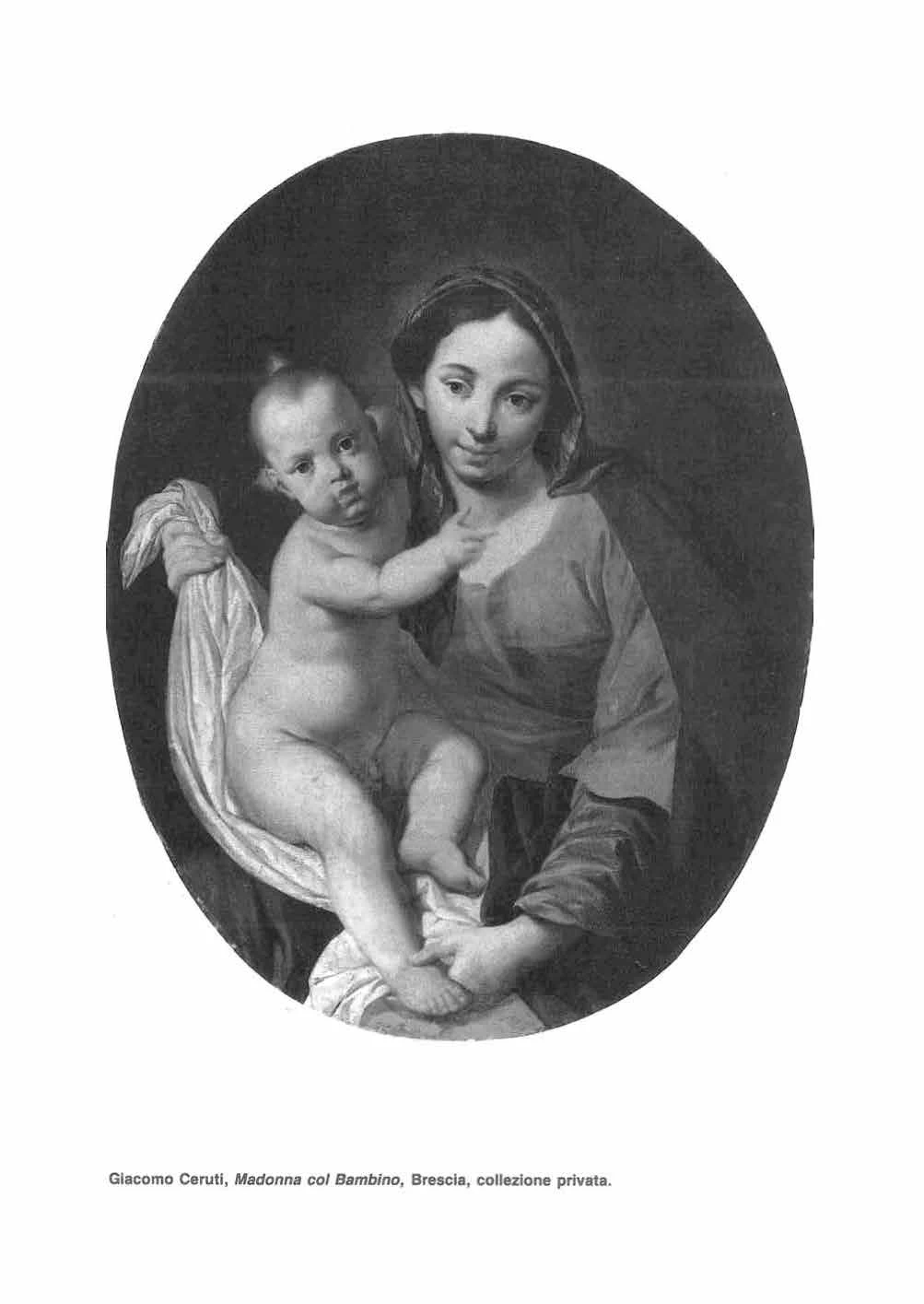 Giacomo Ceruti, il Pitocchetto - 254, madonna col bambino